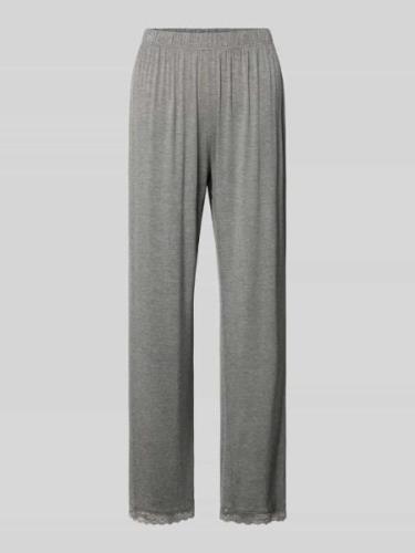 CCDK Copenhagen Regular Fit Pyjama-Hose mit Spitzenbesatz Modell 'Jasm...