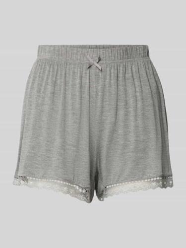 CCDK Copenhagen Loose Fit Pyjama-Shorts mit Spitzenbesatz Modell 'Kimm...