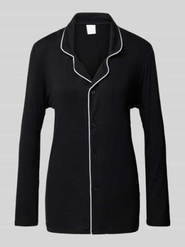 CCDK Copenhagen Pyjama-Oberteil mit Reverskragen Modell 'Joy' in Black...