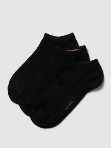 camano Socken mit elastischem Bündchen im 3er-Pack in Black, Größe 43-...