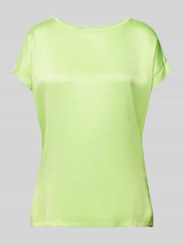 Christian Berg Woman T-Shirt aus Satin in Apfel, Größe 38