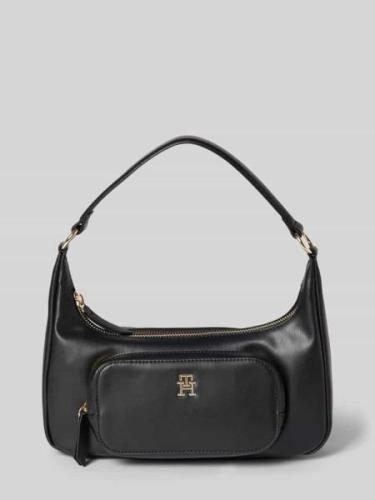 Tommy Hilfiger Handtasche mit Label-Details Modell 'SOFT' in Black, Gr...