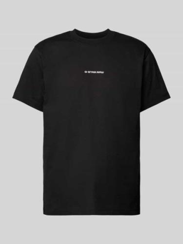 G-Star Raw T-Shirt mit Label-Print in Black, Größe XL