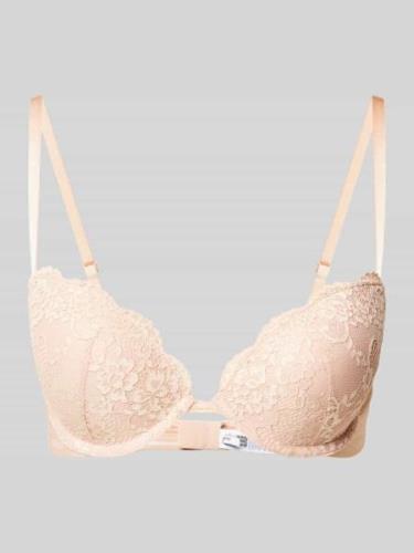 Guess BH mit elastischem Logo-Bund Modell 'JANE' in Beige, Größe 75B