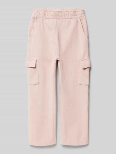 Mango Regular Fit Sweatpants mit Cargotaschen in Rosa, Größe 140