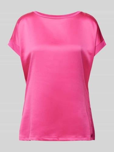 Christian Berg Woman T-Shirt aus Satin in Pink, Größe 40