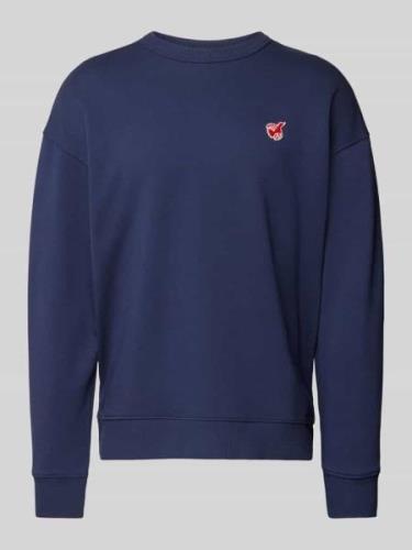 Scotch & Soda Sweatshirt mit Label-Badge Modell 'CORE' in Marine, Größ...