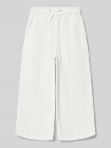 Mango Loose Fit Hose mit Allover-Muster Modell 'michaela' in Weiss, Gr...