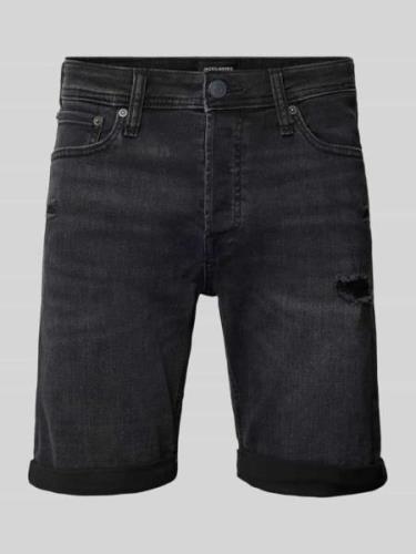 Jack & Jones Regular Fit Jeansshorts im 5-Pocket-Design Modell 'RICK' ...