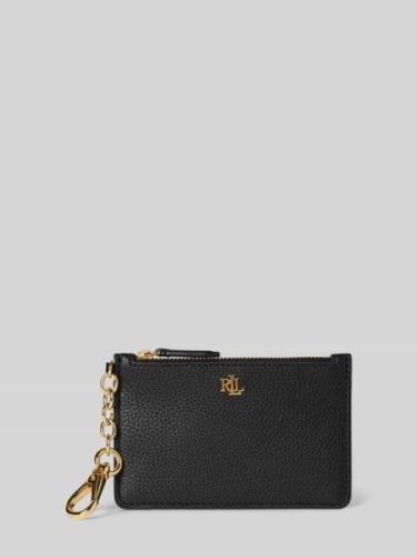 Lauren Ralph Lauren Portemonnaie aus Leder mit Label-Detail in Black, ...