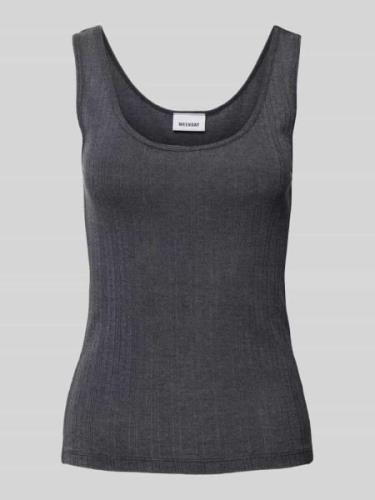 WEEKDAY Tanktop mit Rundhalsausschnitt in BLACK, Größe S