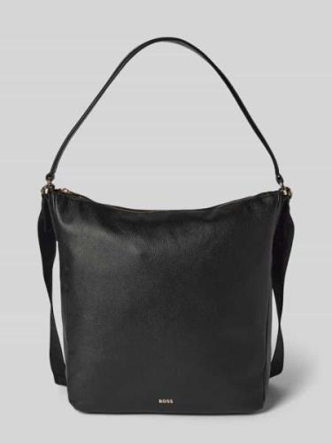 BOSS Handtasche mit Label-Details Modell 'Alyce' in Black, Größe One S...