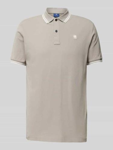 G-Star Raw Slim Fit Poloshirt mit verlängerter Rückseite Modell 'Dunda...