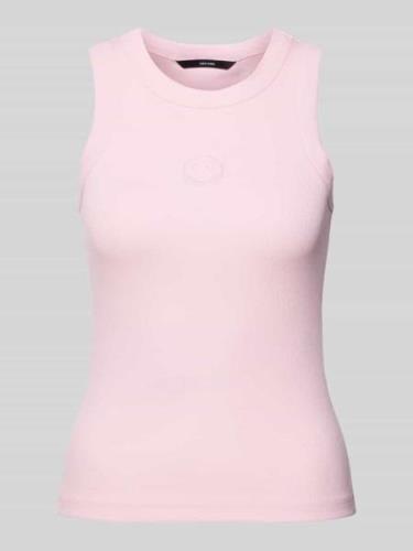 Vero Moda Tanktop in Ripp-Optik in Rosa, Größe XS