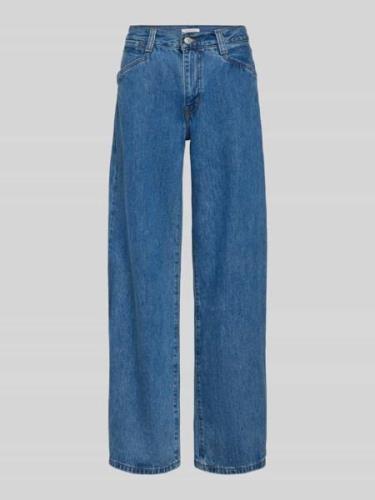 Levi's® Baggy Wide Leg Jeans im 5-Pocket-Design in Hellblau, Größe 25/...