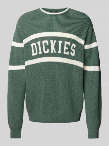 Dickies Strickpullover mit Label-Stitching Modell 'MELVERN' in Dunkelg...