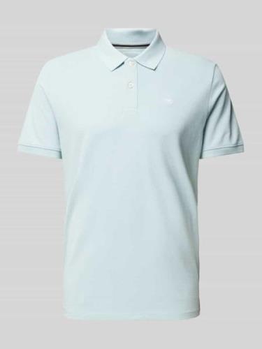 Tom Tailor Poloshirt mit Label-Detail in Mint, Größe XL