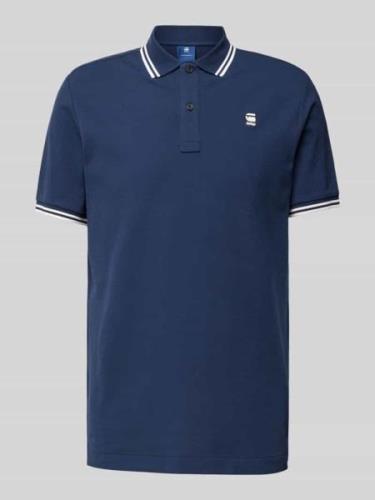 G-Star Raw Slim Fit Poloshirt mit verlängerter Rückseite Modell 'Dunda...