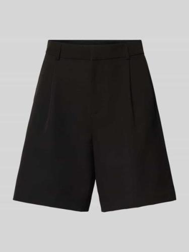 Only Shorts mit Bundfalten Modell 'BERRY' in Black, Größe 38