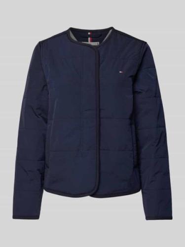 Tommy Hilfiger Steppjacke mit Logo-Stitching in Marine, Größe S