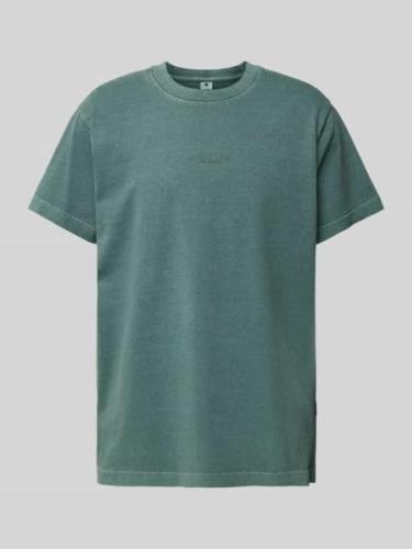 G-Star Raw Oversized T-Shirt mit Label-Print in Petrol, Größe XS