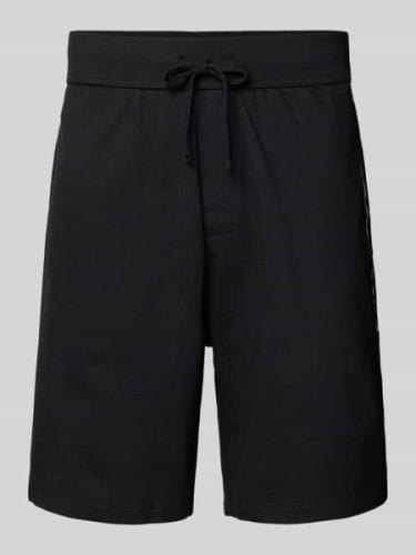 BOSS Sweatshorts mit Label-Detail Modell 'Authentic' in Black, Größe L