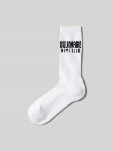 Billionaire Boys Club Socken mit Label-Print in Weiss, Größe 1