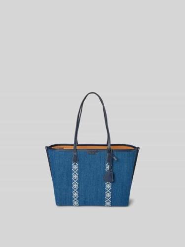 Tory Burch Shopper in Denim-Optik in Jeansblau, Größe 1