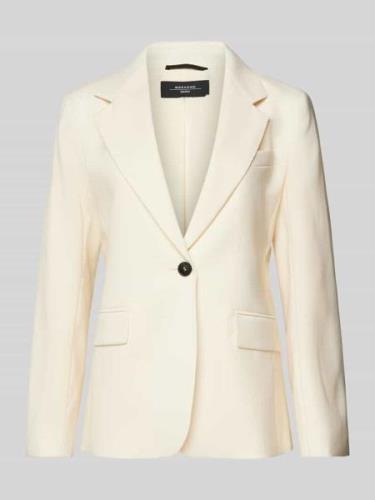 Weekend Max Mara Blazer mit Brustleistentasche Modell 'LAMINE' in Offw...