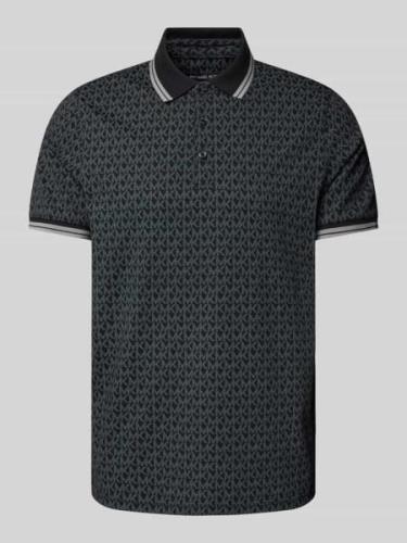 Michael Kors Poloshirt mit Label-Details Modell 'GREENWICH' in Black, ...