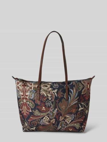 Lauren Ralph Lauren Tote Bag mit Paisley-Muster Modell 'KEATON' in Dun...