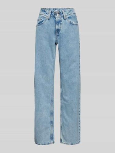 Levi's® Straight Leg Jeans mit Gürteschlaufen Modell 'SUPERLOW' in Hel...