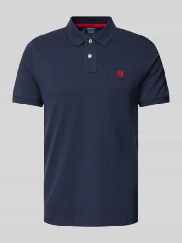 MCNEAL Regular Fit Poloshirt mit Label-Stitching in Dunkelblau, Größe ...