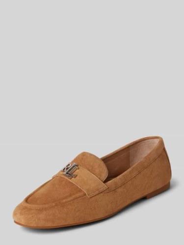 Lauren Ralph Lauren Lederloafers mit Label-Applikation Modell 'AVERI I...