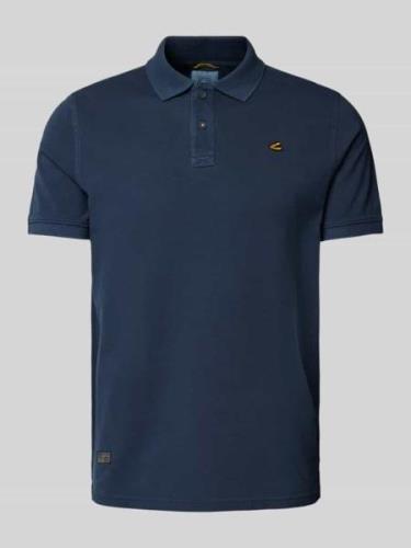 camel active Poloshirt mit Label-Stitching in Marine, Größe XXL