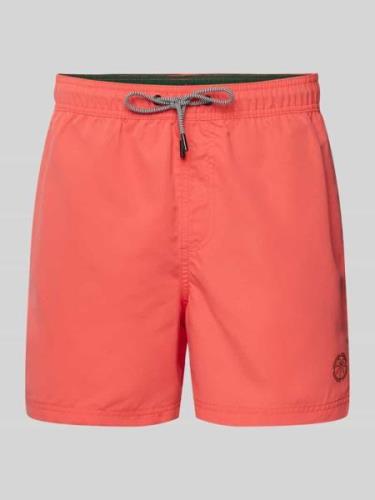 Jack & Jones Badehose mit elastischem Bund Modell 'FIJI' in Koralle, G...