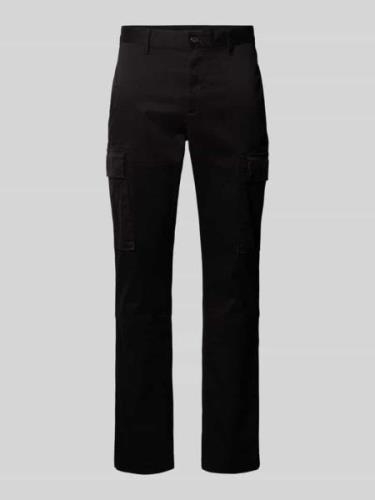 Michael Kors Tapered Fit Chino mit Cargotaschen in Black, Größe 33/32