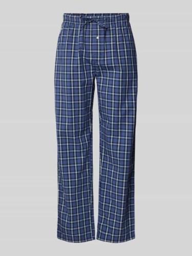 Christian Berg Men Gewebte Pyjama-Hose mit elastischem Bund in Rauchbl...