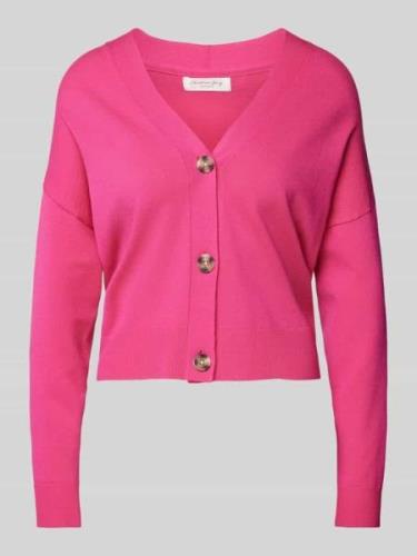 Christian Berg Woman Cardigan mit überschnittenen Schultern in Pink, G...