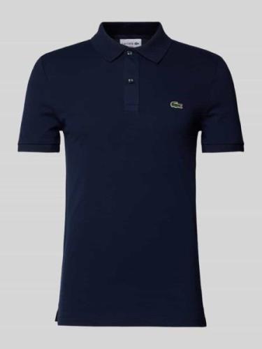 Lacoste Slim Fit Poloshirt mit Label-Badge Modell 'CORE' in Marine, Gr...