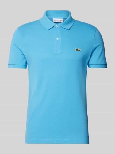 Lacoste Slim Fit Poloshirt mit Label-Badge Modell 'CORE' in Ocean, Grö...