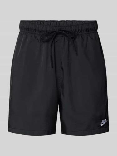 Nike Sweatshorts mit Label-Stitching in Black, Größe S