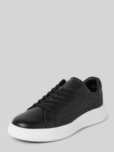 CK Calvin Klein Sneaker mit Label-Muster in Black, Größe 42