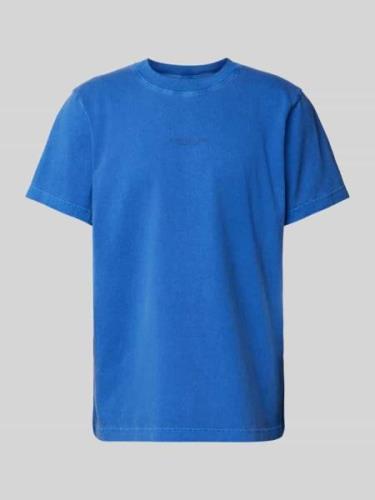 G-Star Raw Oversized T-Shirt mit Label-Print in Royal, Größe XS