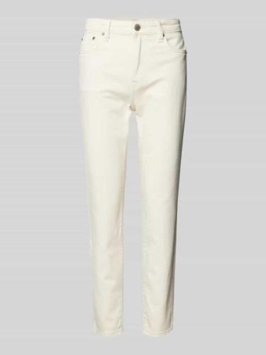 Lauren Ralph Lauren Skinny Fit Jeans mit verkürztem Schnitt in Offwhit...