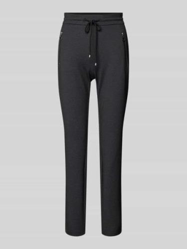 MAC Skinny Fit Stoffhose mit elastischem Bund Modell 'EASY SMART' in A...