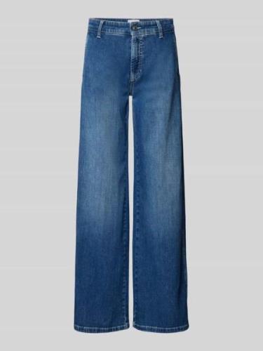 Cambio Wide Leg Jeans mit Eingrifftaschen Modell 'ALEK' in Blau, Größe...