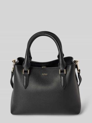 BOSS Handtasche mit Label-Details Modell 'Alyce' in Black, Größe 1