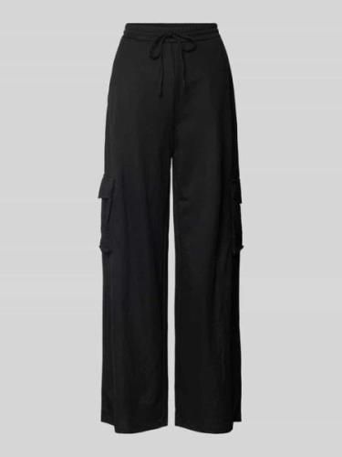 Vila High Waist Wide Leg Cargohose mit elastischem Bund Modell 'TIKKI'...