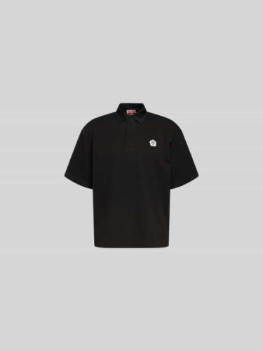 Kenzo Poloshirt aus reiner Baumwolle in Black, Größe M